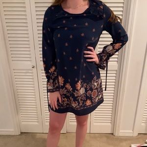 Xhilaration floral shift dress